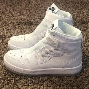 White women’s size 8.5 Nike Air Jordan 1 Nova